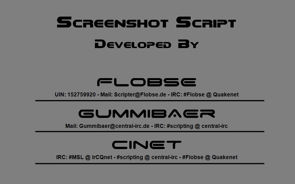 Screenshot Script