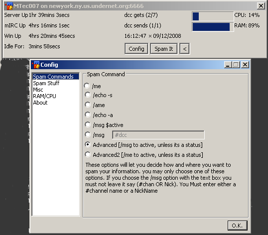 BlueHell mIRC Script
